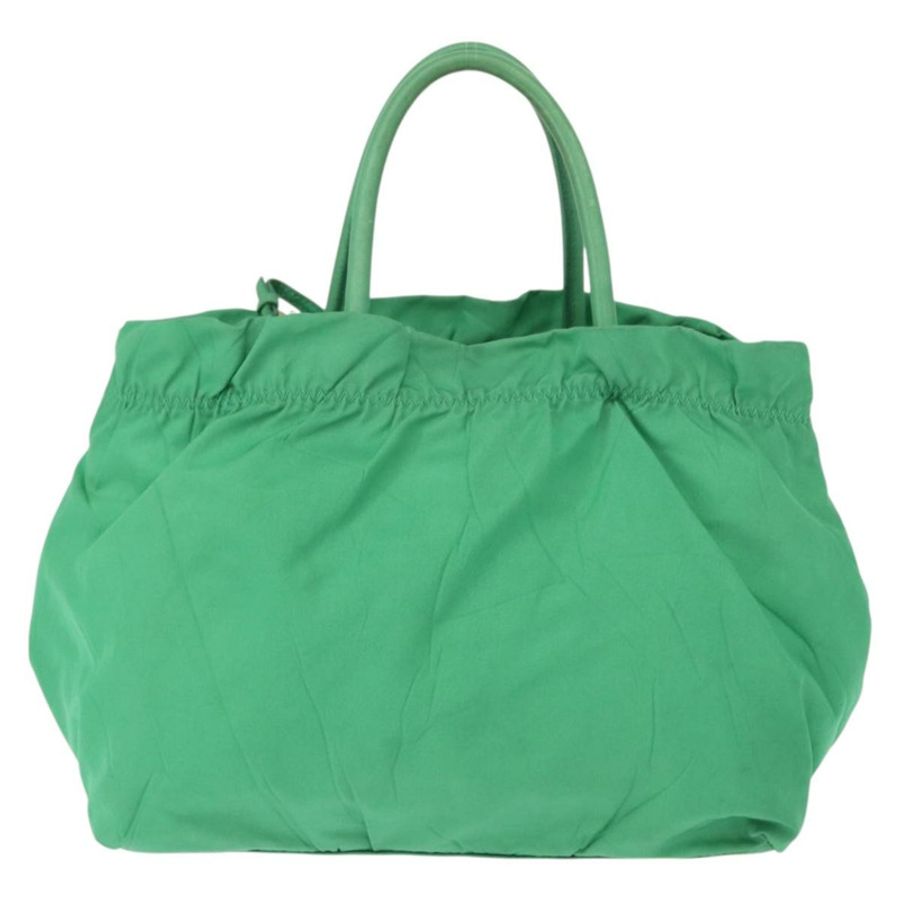 【日本直送】PRADA 尼龍綠金色手提包 正品 154693-1