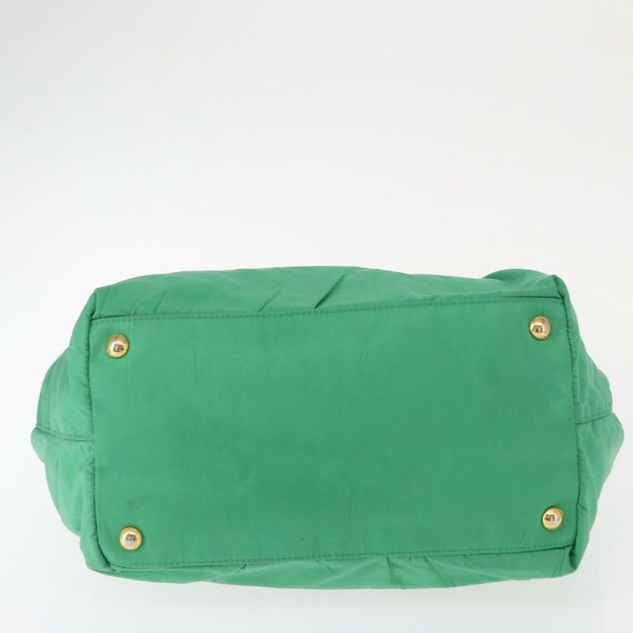 【日本直送】PRADA 尼龍綠金色手提包 正品 154693-4