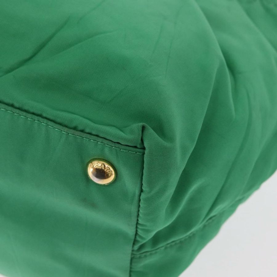 【日本直送】PRADA 尼龍綠金色手提包 正品 154693-15