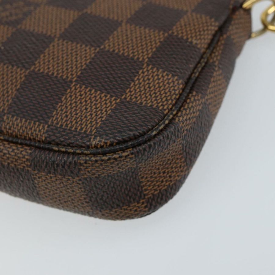 【日本直送】路易威登 Damier Ebene 迷你手拿包配件包 N58009 LV 正品 156078-15