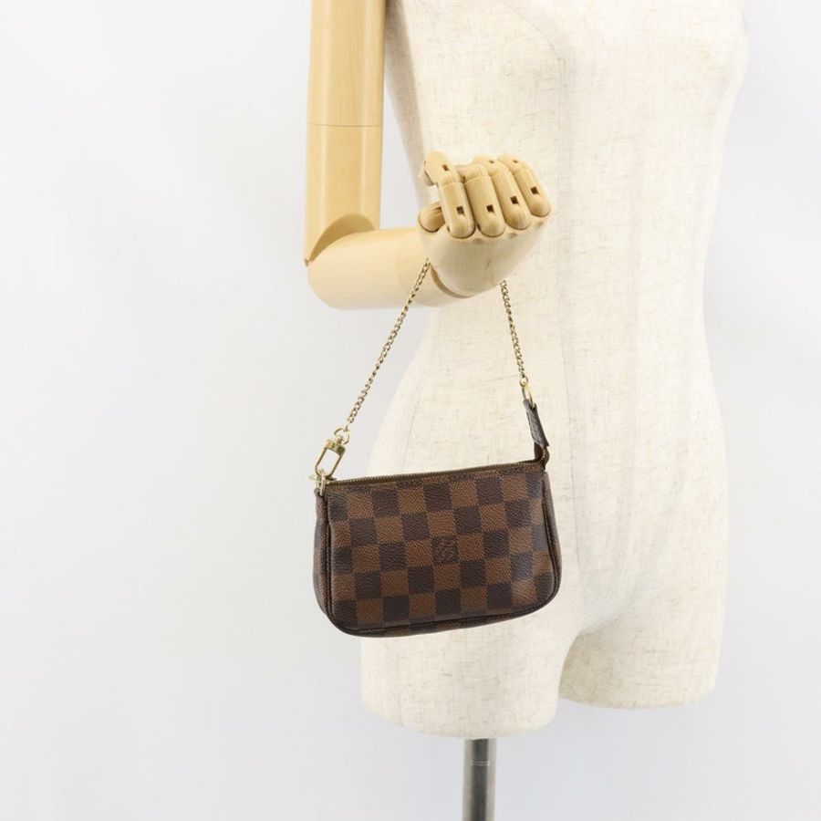 【日本直送】路易威登 Damier Ebene 迷你手拿包配件包 N58009 LV 正品 156078-19