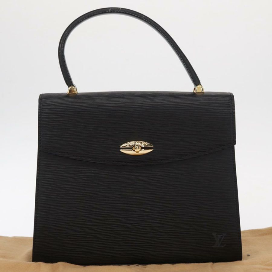 【日本直送】路易威登 Epi Malesherbes 手提包 黑色 M52372 LV 正品 155684-11