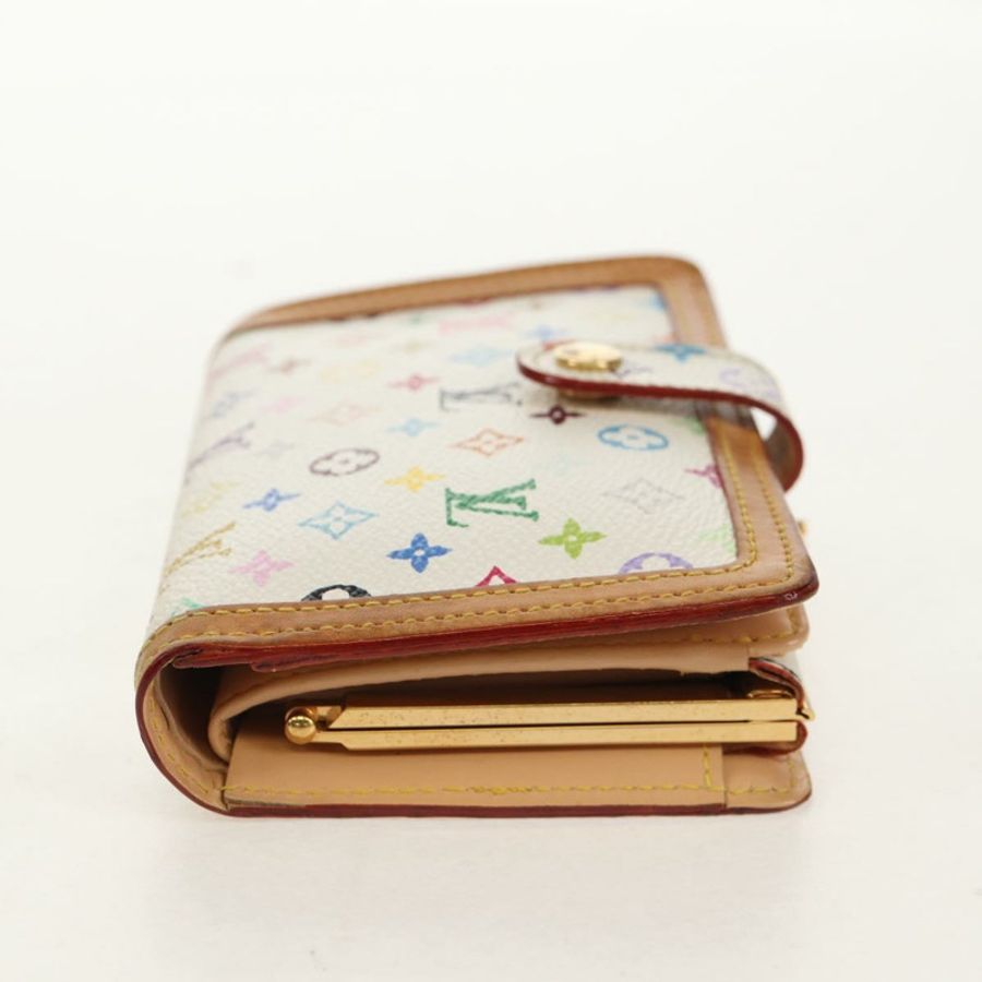 【日本直送】路易威登 多色 Porte Monnaie Viennois 皮夾 白色 M92987 正品 154956V-3