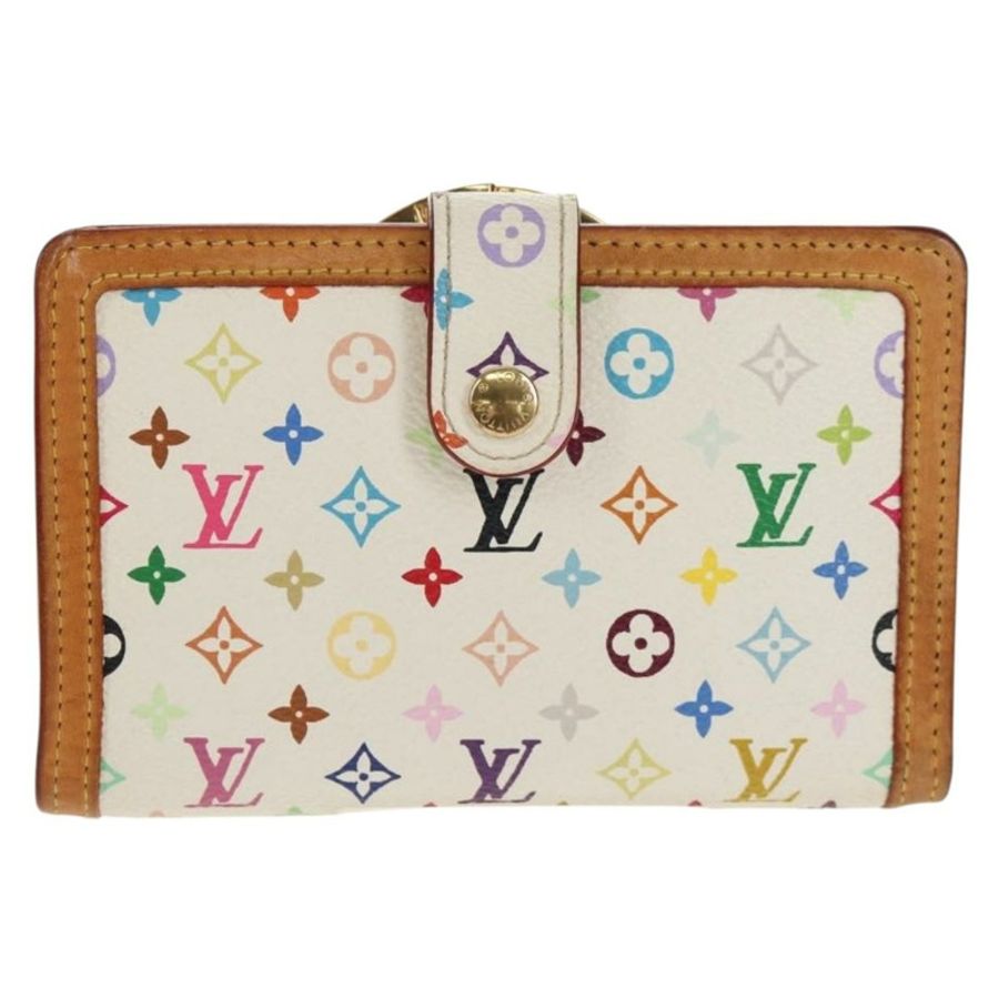 【日本直送】路易威登 多色 Porte Monnaie Viennois 皮夾 白色 M92987 正品 154956V-12