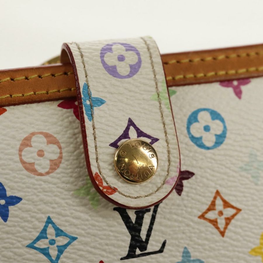 【日本直送】路易威登 多色 Porte Monnaie Viennois 皮夾 白色 M92987 正品 154956V-16