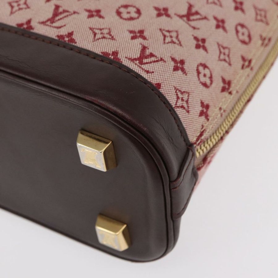 【日本直送】路易威登 Monogram Mini Alma Haut 手提包 紅色 M92204 LV 正品 156384-16