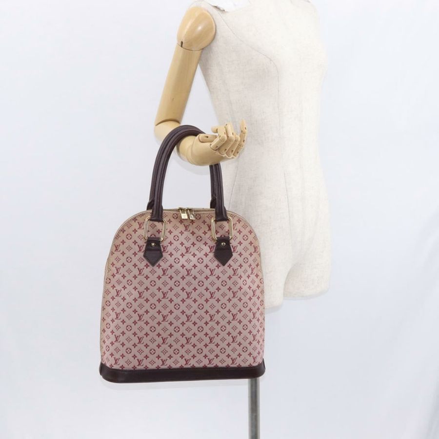 【日本直送】路易威登 Monogram Mini Alma Haut 手提包 紅色 M92204 LV 正品 156384-22