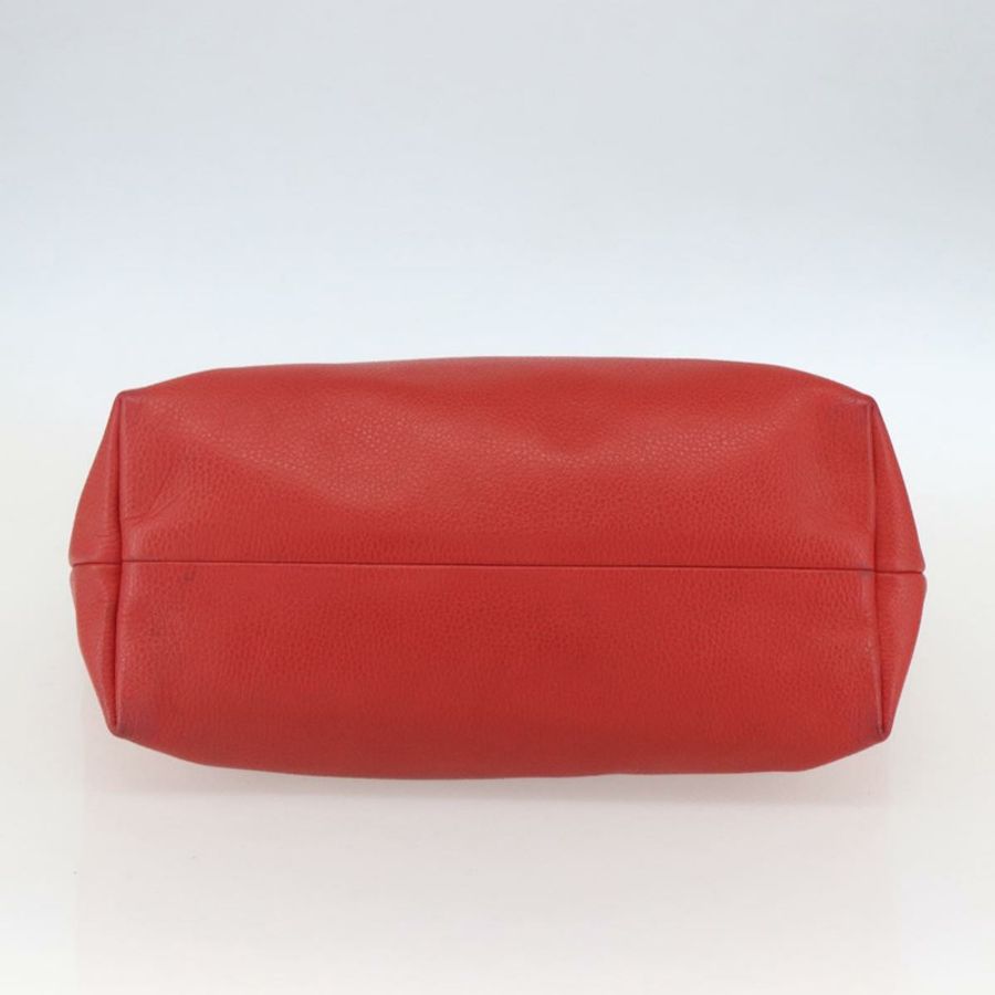 【日本直送】GUCCI 竹節 Indy 手提包 皮革 暢貨中心 紅色金色 354665 正品 156606-4