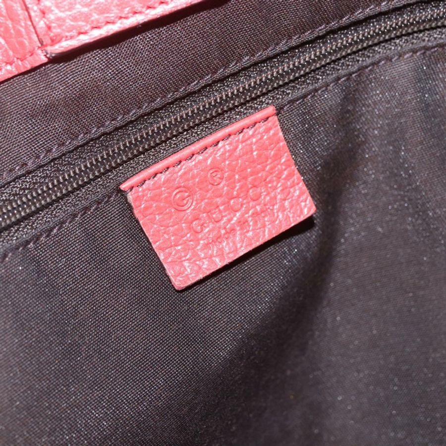 【日本直送】GUCCI 竹節 Indy 手提包 皮革 暢貨中心 紅色金色 354665 正品 156606-16