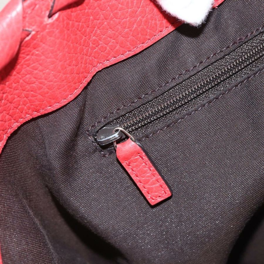【日本直送】GUCCI 竹節 Indy 手提包 皮革 暢貨中心 紅色金色 354665 正品 156606-17