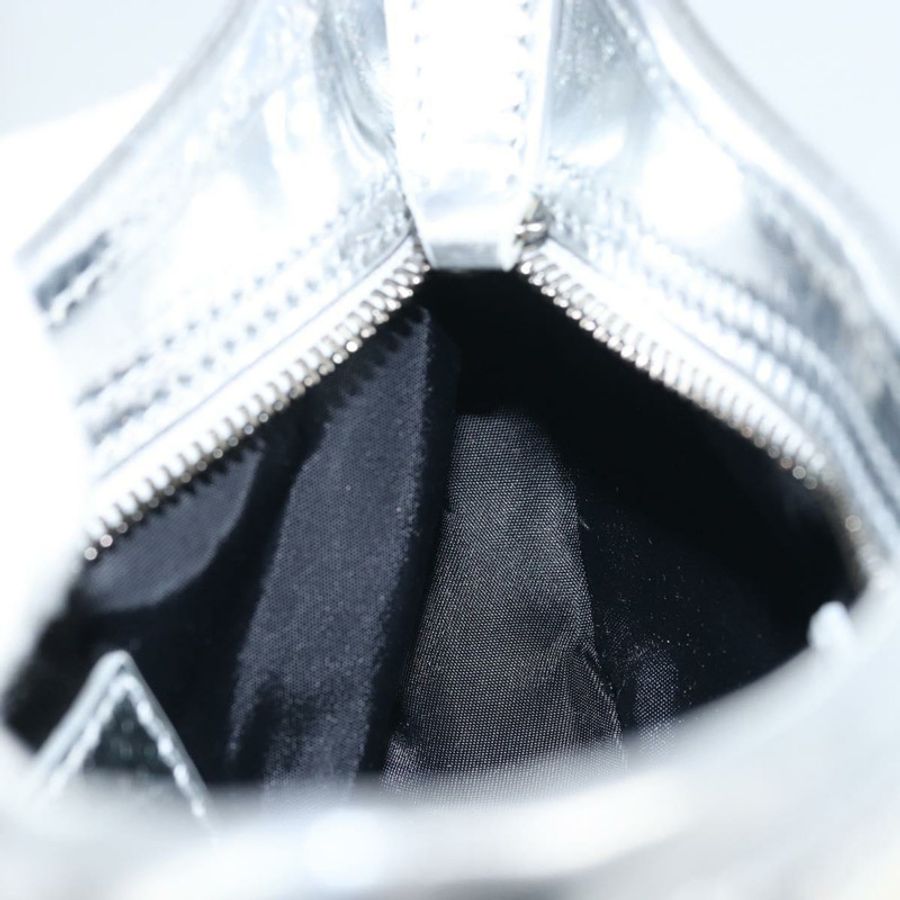 【日本直送】BURBERRY Nova 格紋肩背包 PVC 銀色 正品 156475-17