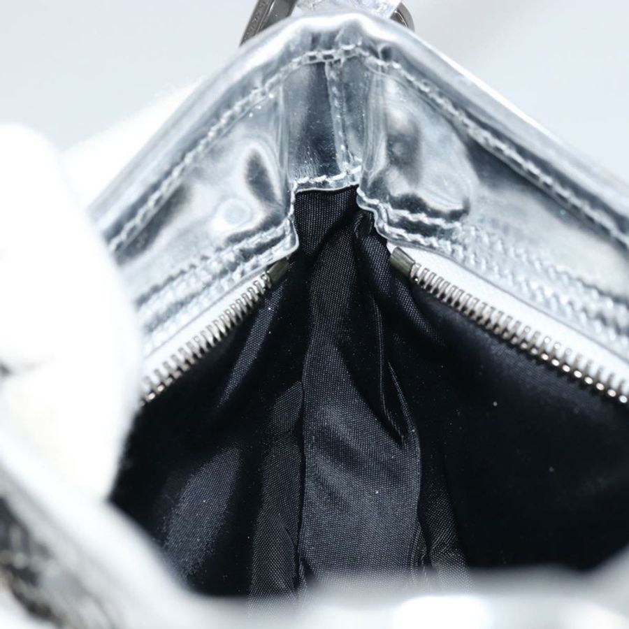 【日本直送】BURBERRY Nova 格紋肩背包 PVC 銀色 正品 156475-18