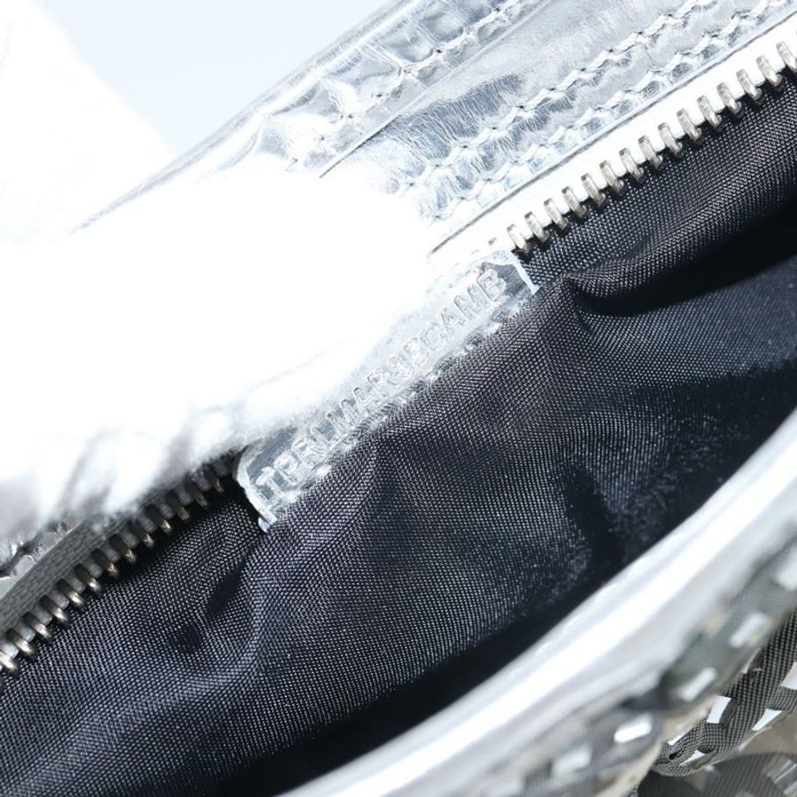 【日本直送】BURBERRY Nova 格紋肩背包 PVC 銀色 正品 156475-19
