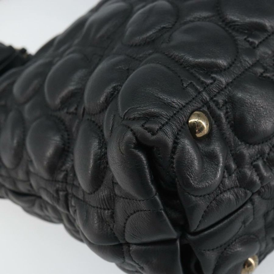 【日本直送】Salvatore Ferragamo 手提包 皮革 黑色 正品 156381V-13