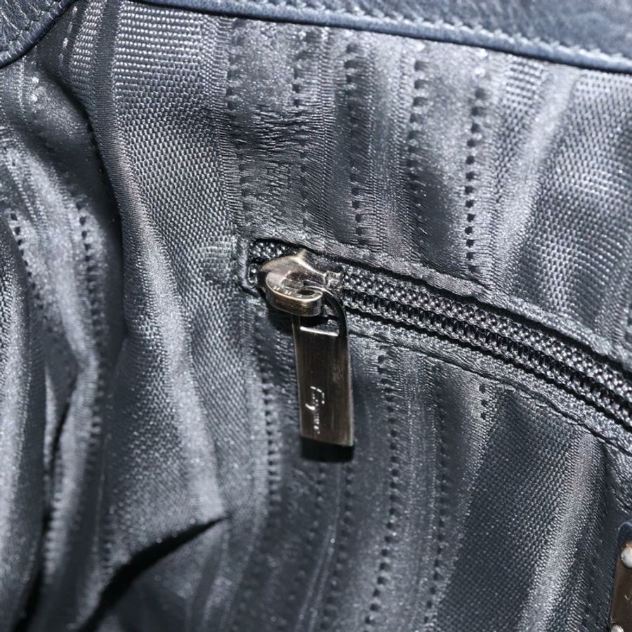 【日本直送】Salvatore Ferragamo 手提包 皮革 黑色 正品 156381V-20