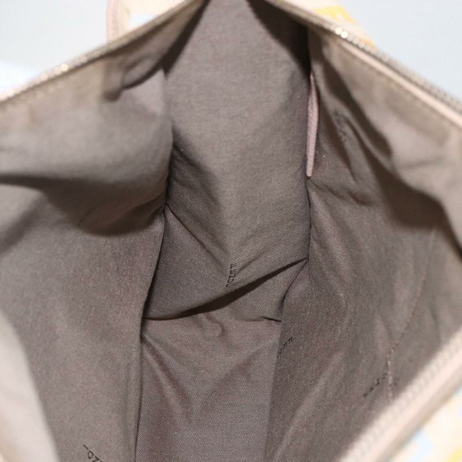 【日本直送】FENDI Zucchino 帆布單肩包 粉紅金色 正品 157643V-20