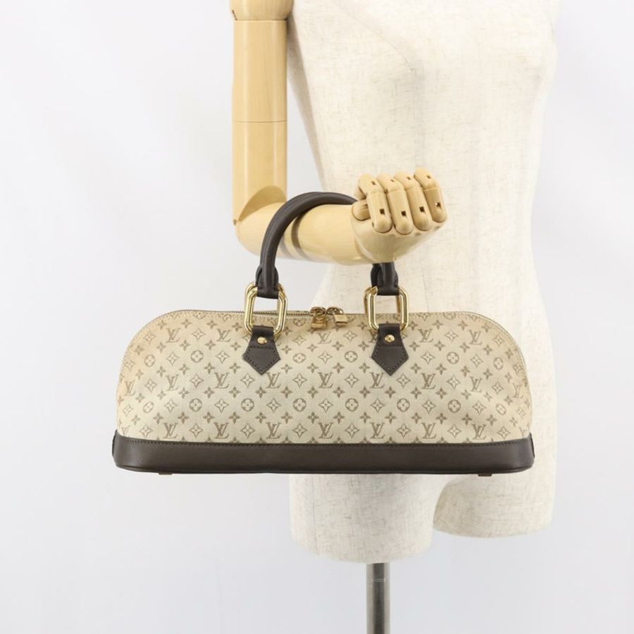 【日本直送】路易威登 Monogram Mini Alma Ron 手提包 卡其色 M92206 LV 正品 158341-22