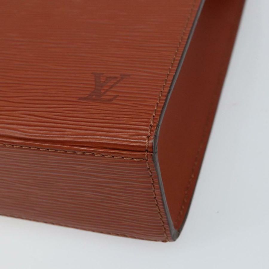 【日本直送】路易威登 Epi Malesherbes 手提包 棕色 M52373 LV 正品 158240-8