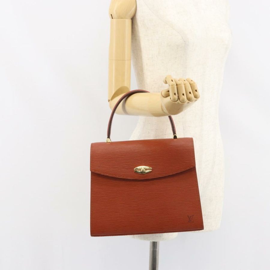 【日本直送】路易威登 Epi Malesherbes 手提包 棕色 M52373 LV 正品 158240-22