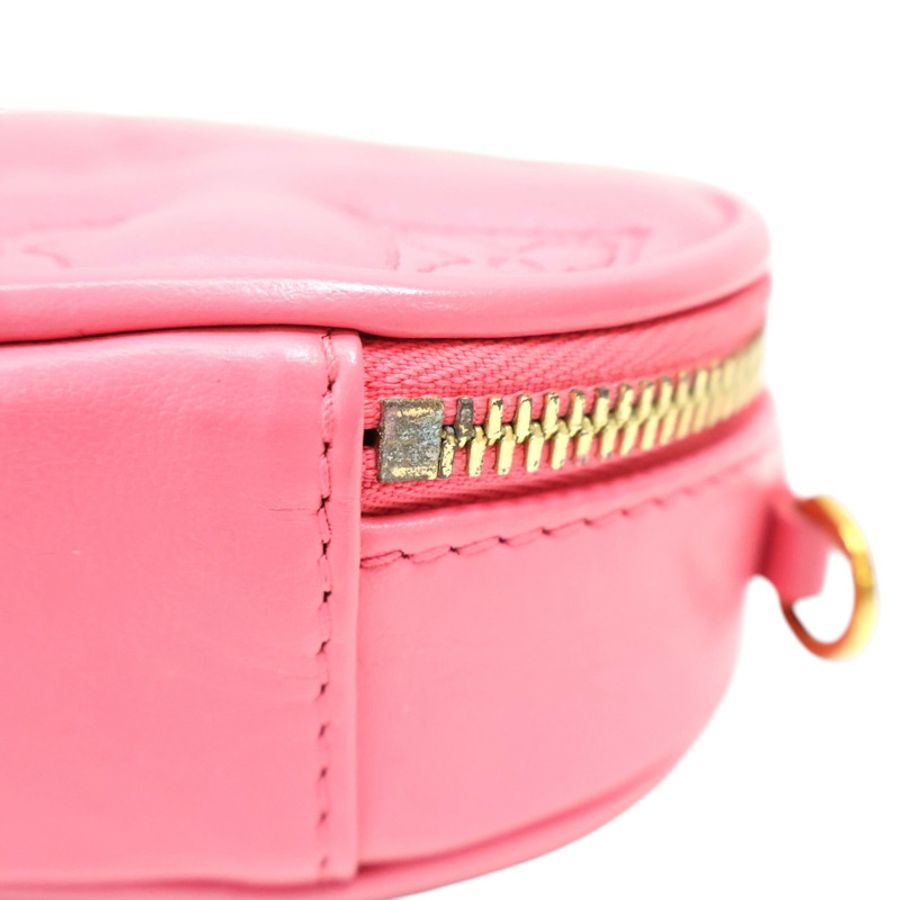 粉色 原花 牛皮壓紋 POP MY HEART 2WAY MINI 肩背包【LOUIS VUITTON LV 路易威登】 M81893-8