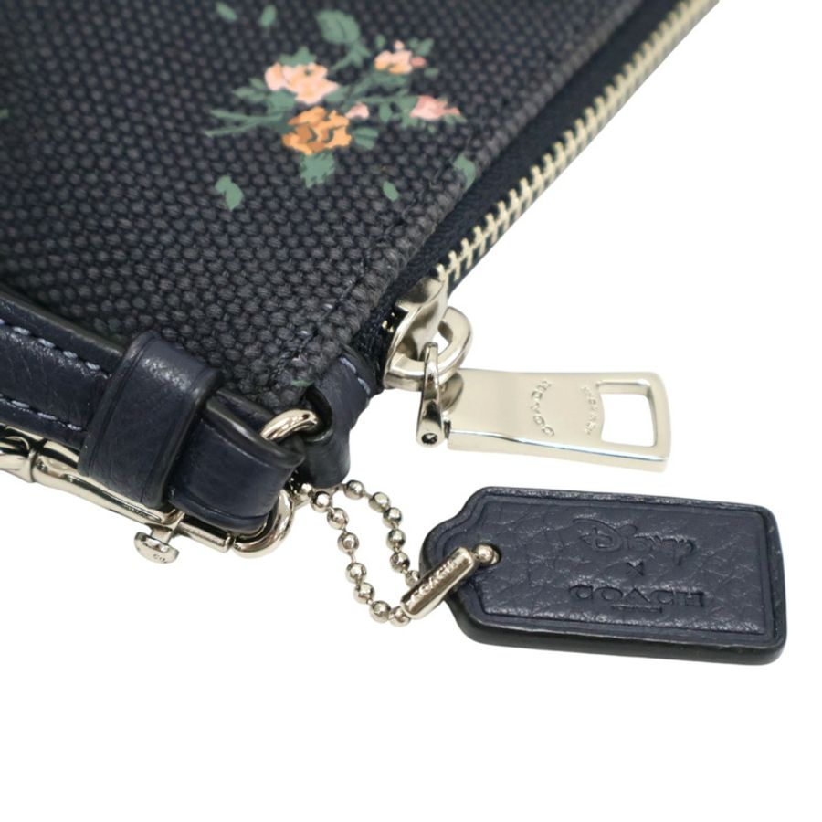 黑色 帆布 Disney Gallery Pouch 手拿包【COACH 寇馳】 91762-6