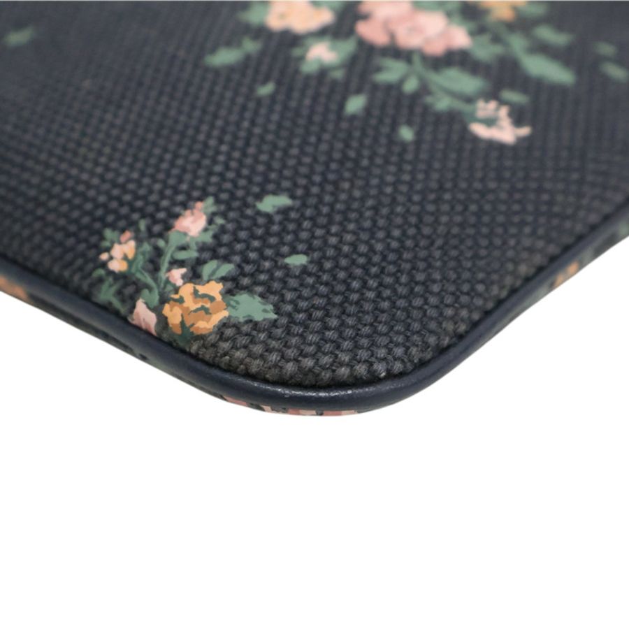 黑色 帆布 Disney Gallery Pouch 手拿包【COACH 寇馳】 91762-9