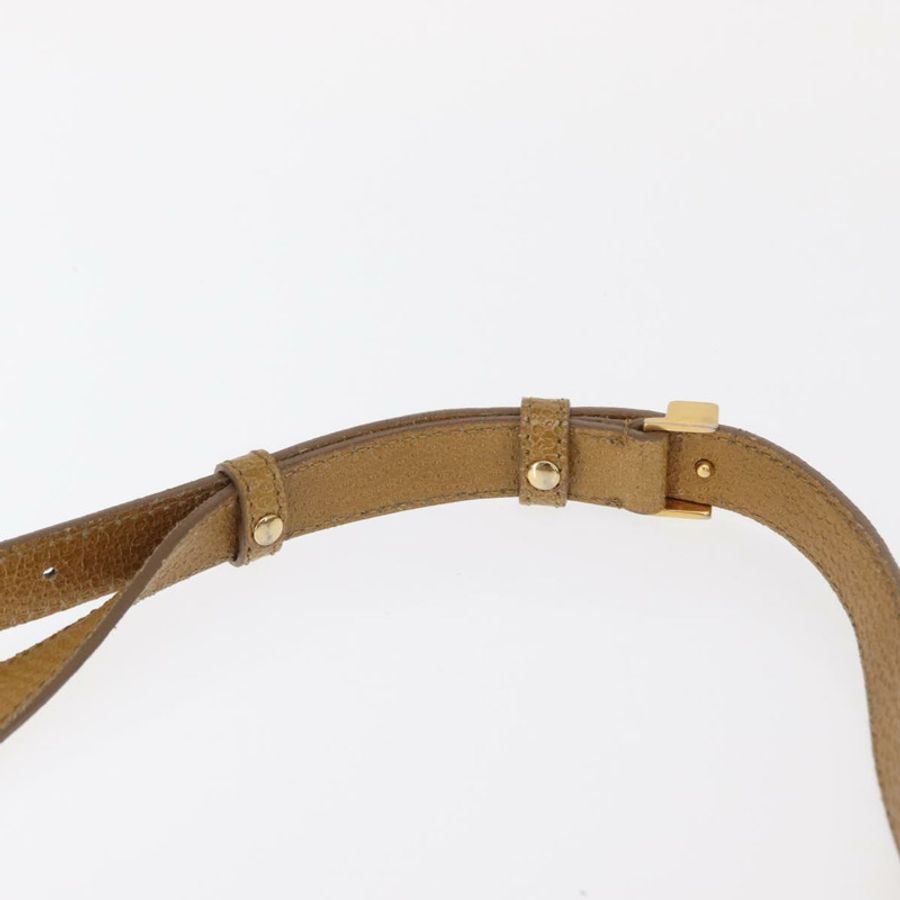 【日本直送】FENDI 手提包 皮革 兩用 棕色 金色 正品 158141-14