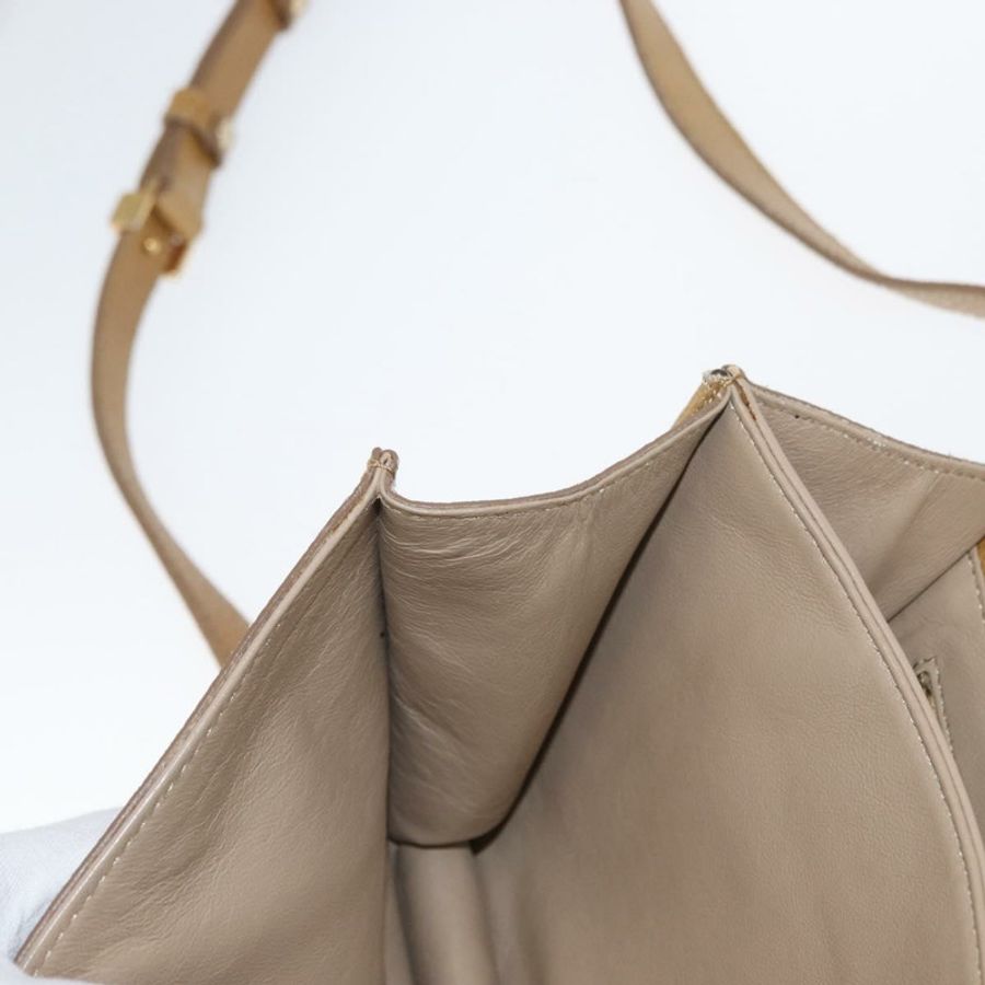 【日本直送】FENDI 手提包 皮革 兩用 棕色 金色 正品 158141-25