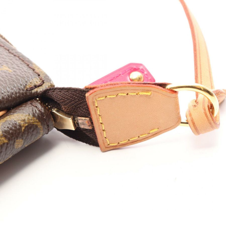 LOUIS VUITTON 手拿包配件手提包小包 M95183 Monogra Perfo 紫紅色 LV-7