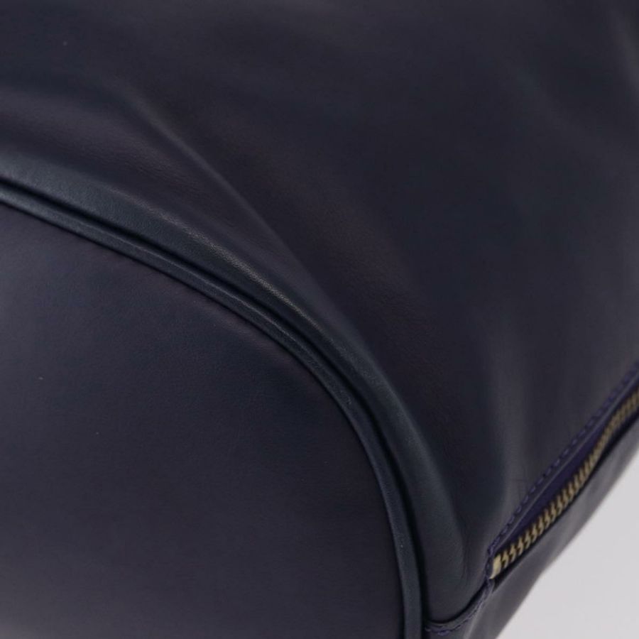 【日本直送】CELINE 圓背包 皮革 海軍藍 金色 正品 159739-16