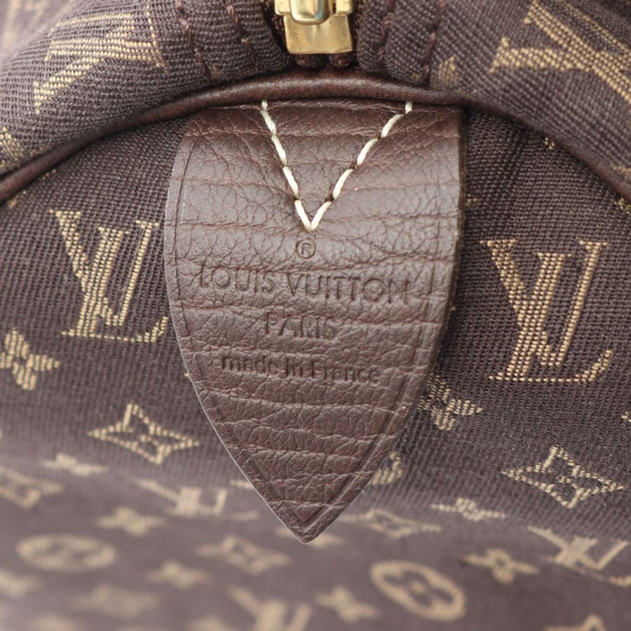 路易威登 Speedy 30 手提包 M95224 Monogram 帆布皮革棕色 Ebene LV-3