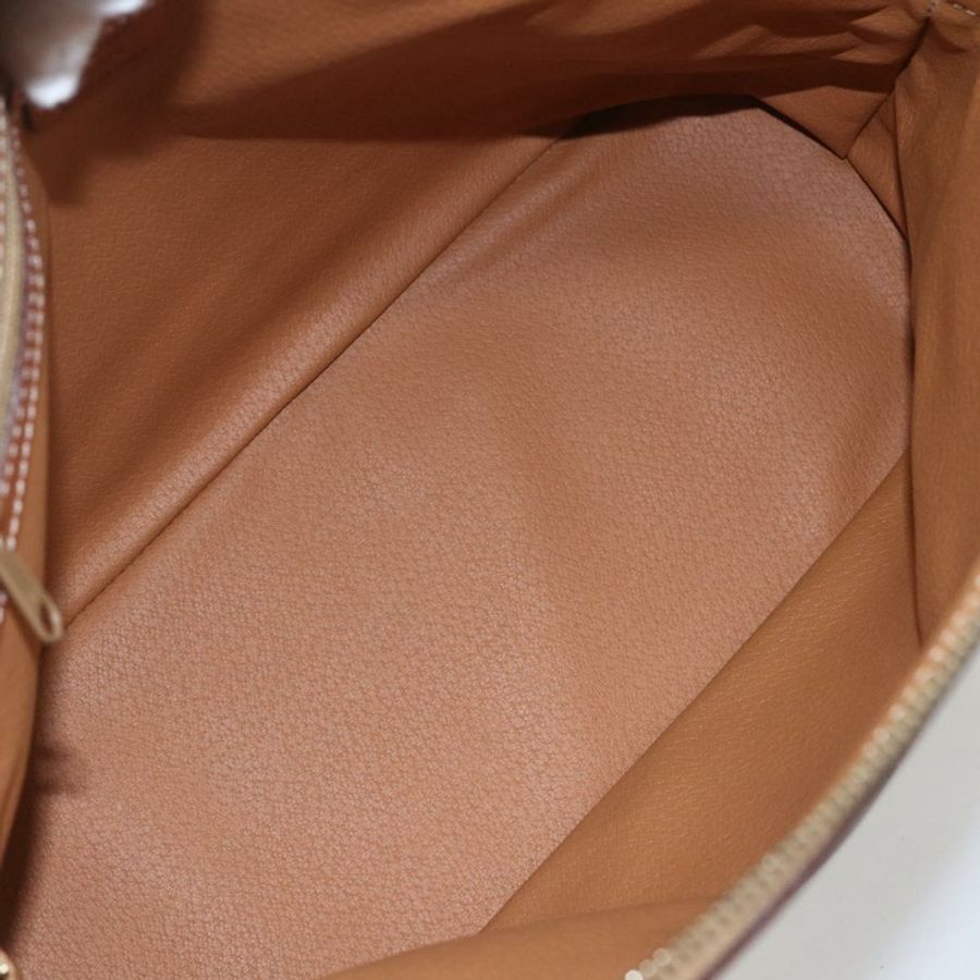 【日本直送】CELINE Macadam帆布手提包 PVC皮革 2way Brown Gold Auth 157458V-9