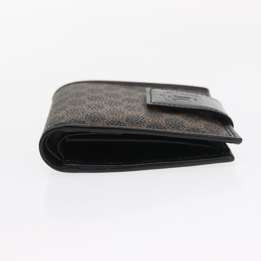 【日本直送】CELINE Macadam帆布皮夾 PVC皮革 黑色 正品 148550V-2