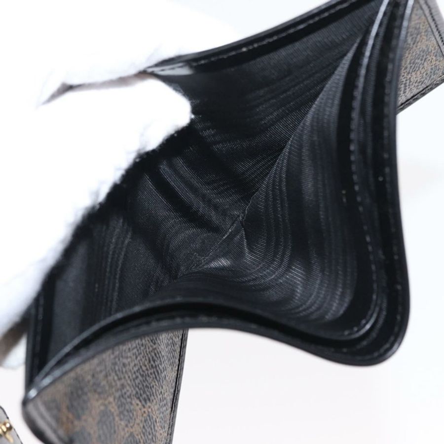 【日本直送】CELINE Macadam帆布皮夾 PVC皮革 黑色 正品 148550V-8