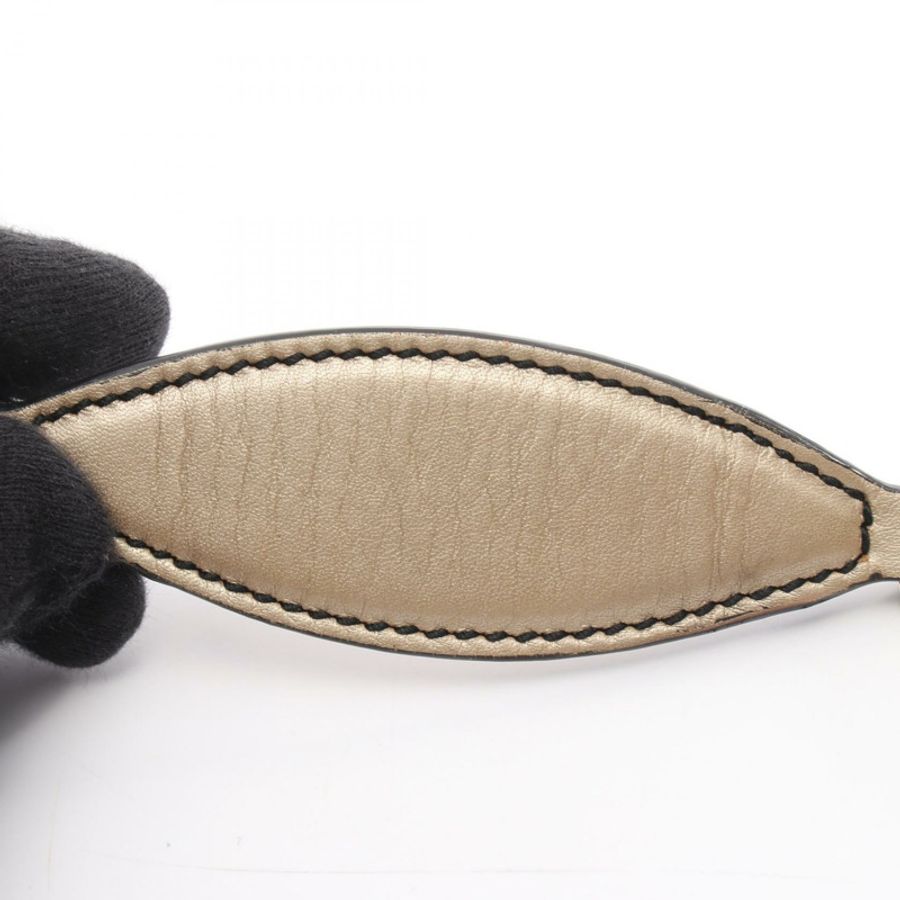 GUCCI Emily 馬銜扣 Guccissima 鏈條單肩包 295402 皮革 金色 二手 GG-8