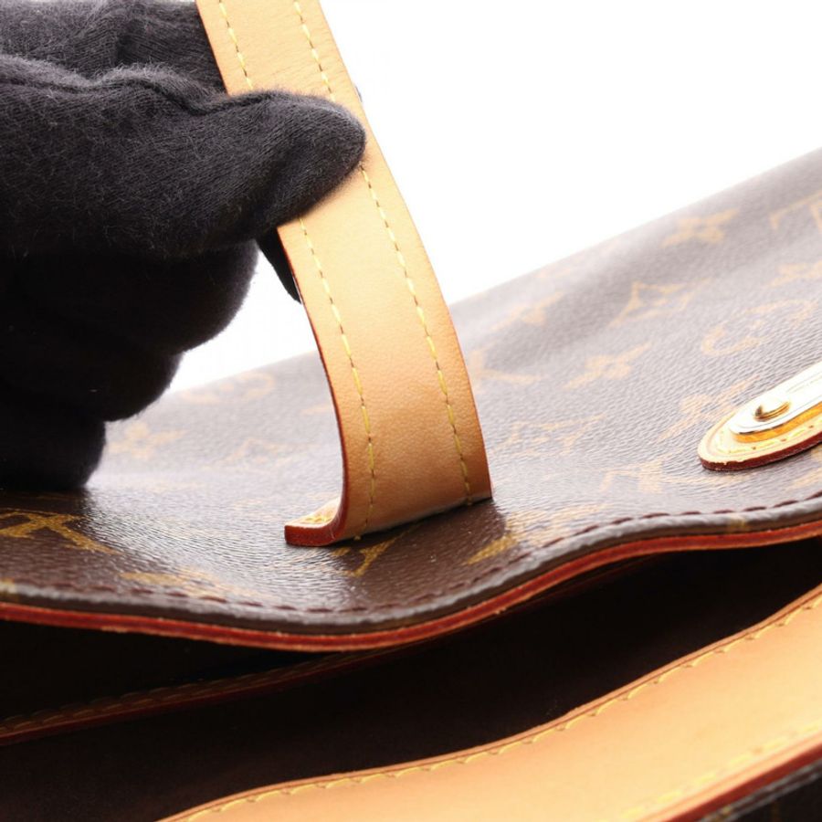 路易威登 Wilscher MM 手提單肩包 M45644 Monogram 棕色皮革-8