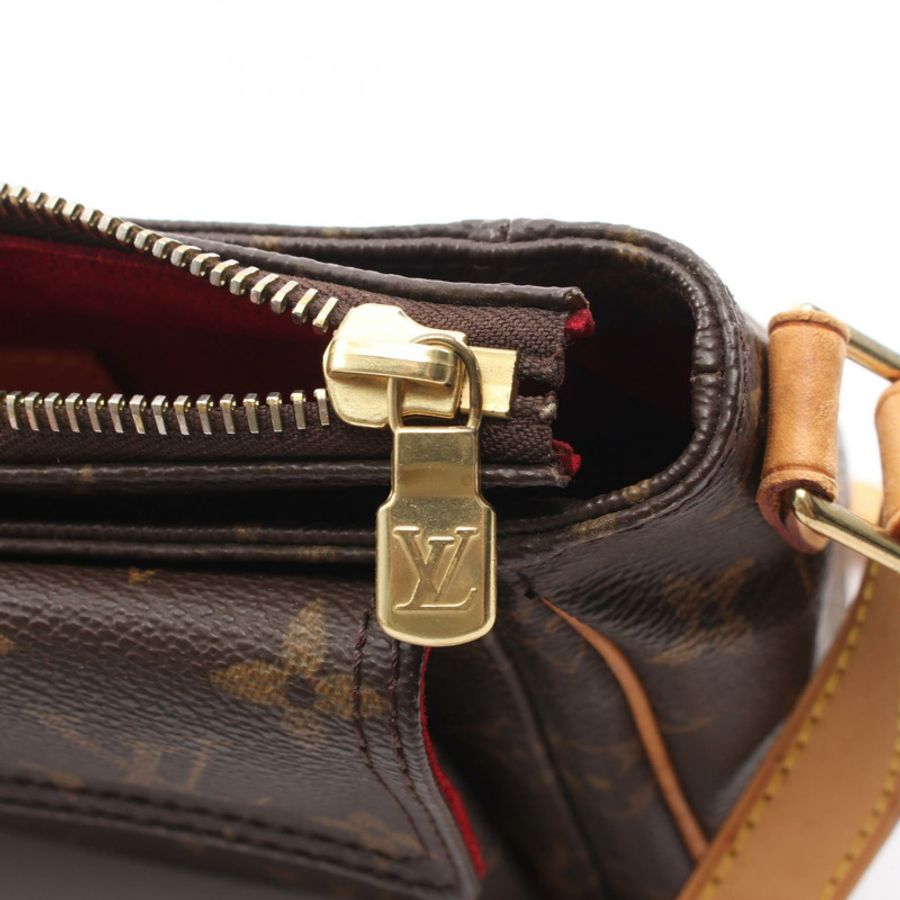 路易威登 Vivacite PM 單肩斜背包 M51165 Monogram 帆布 二手 LV-8
