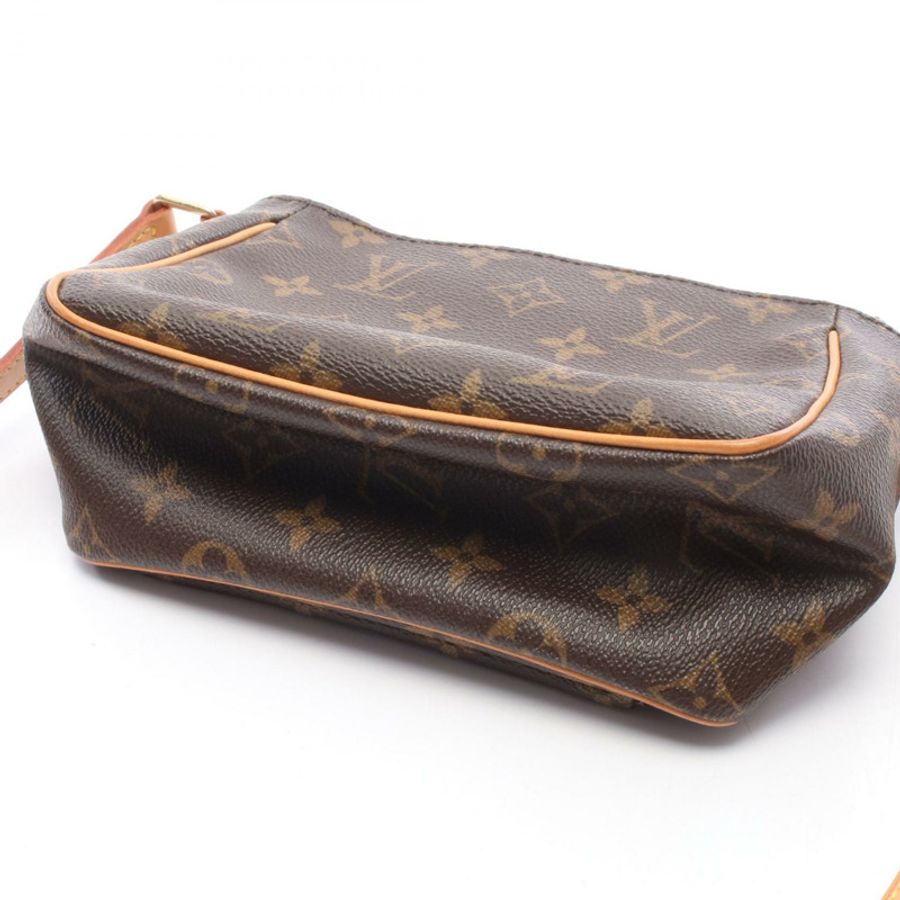 路易威登 Vivacite PM 單肩斜背包 M51165 Monogram 棕色皮革-5