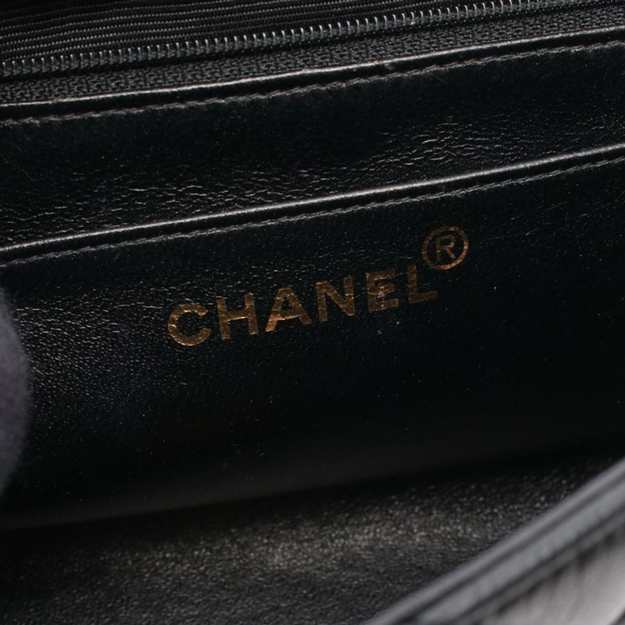 香奈兒 (CHANEL) 絎縫 Diana 翻蓋單肩包 A01164 羊皮(綿羊皮)黑色二手女款-3