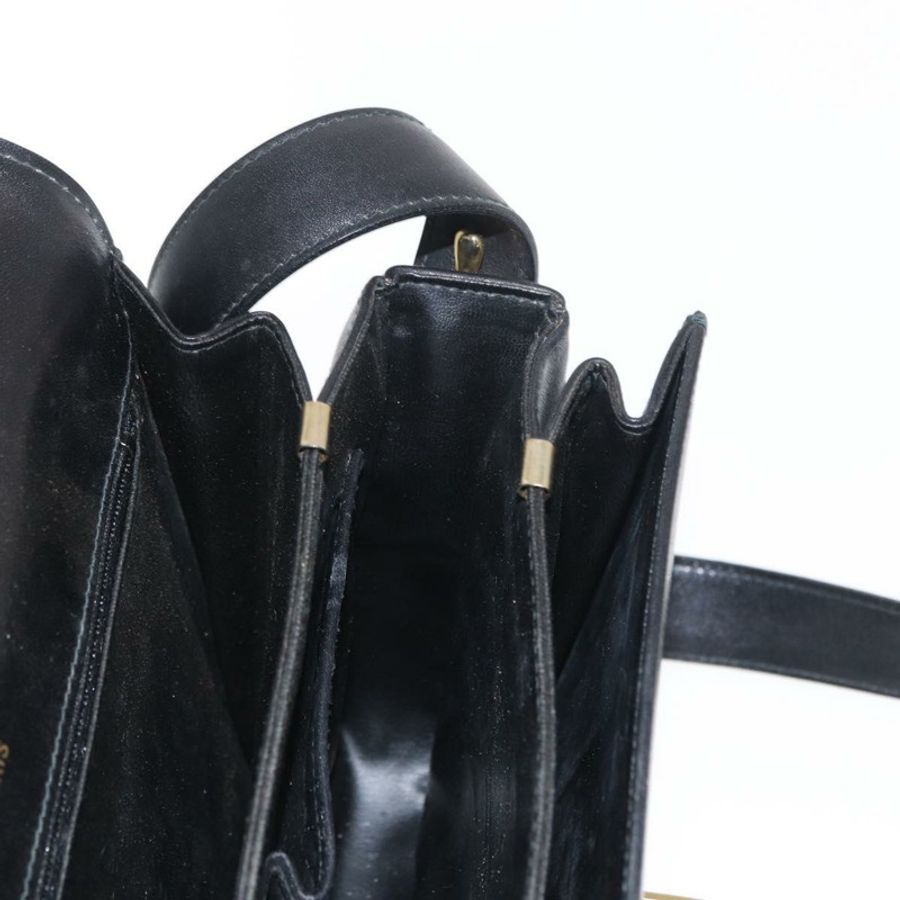 【日本直送】CELINE 黑色金色皮革肩背包,正品編號 160698-19