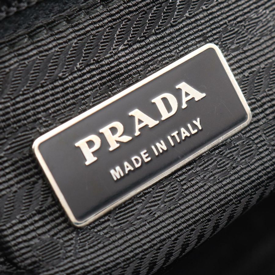 PRADA 醫生手提包,黑色真皮,二手女款-3