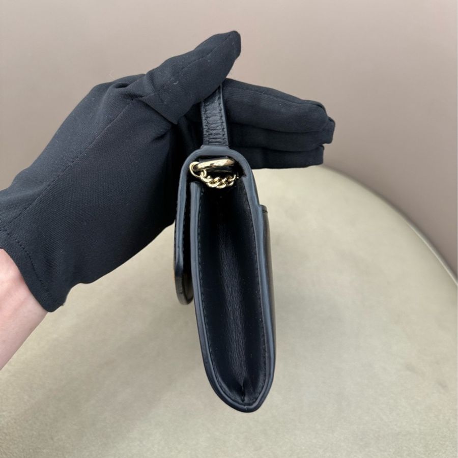 Gucci/古馳 zumi黑色鏈條包-4