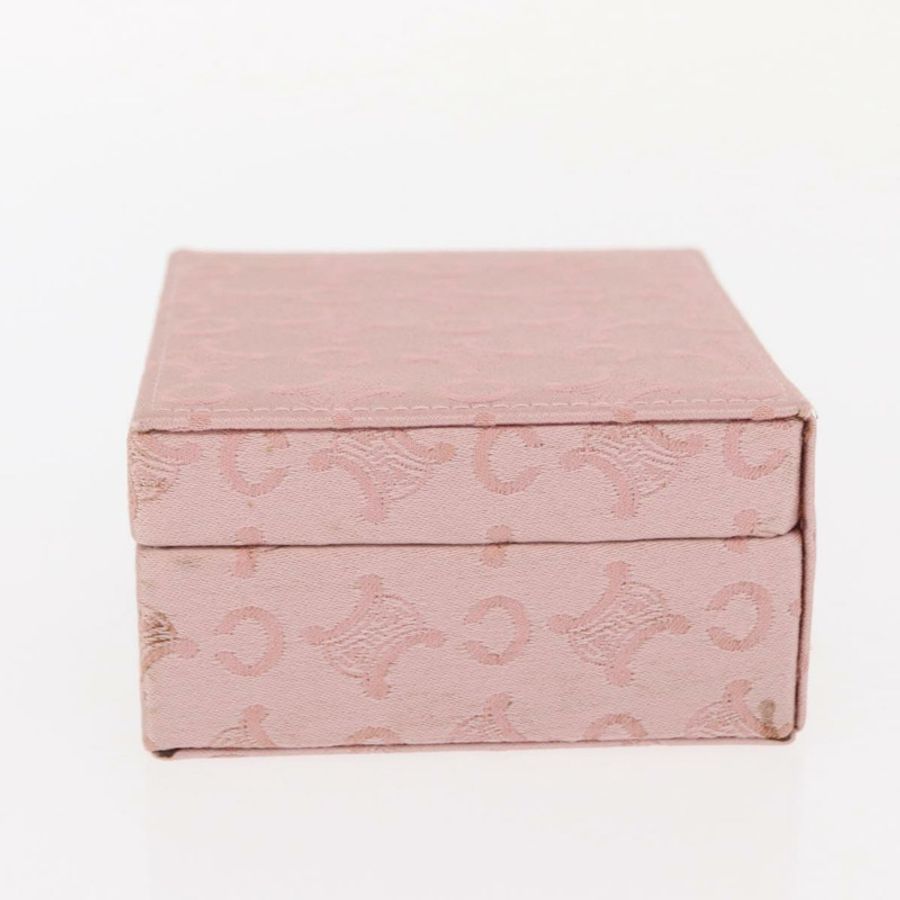 【日本直送】CELINE C Macadam 帆布首飾盒 粉紅色 正品 159299V-2