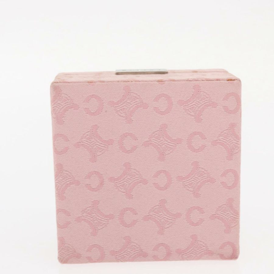 【日本直送】CELINE C Macadam 帆布首飾盒 粉紅色 正品 159299V-5