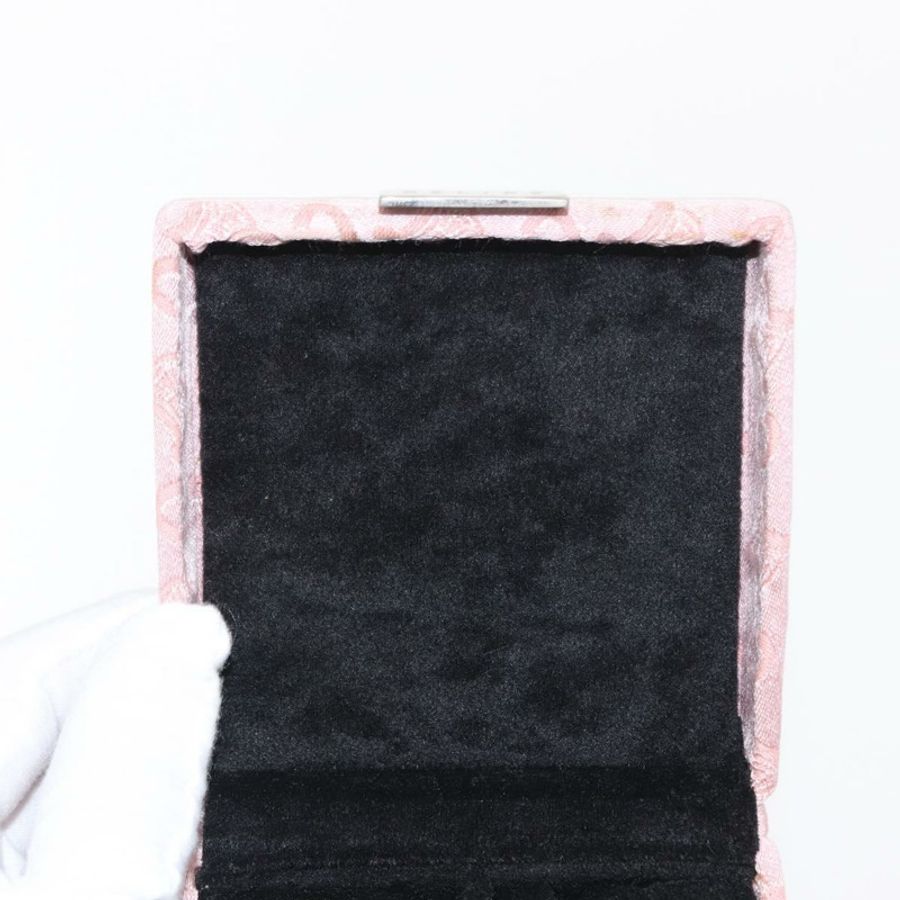 【日本直送】CELINE C Macadam 帆布首飾盒 粉紅色 正品 159299V-8