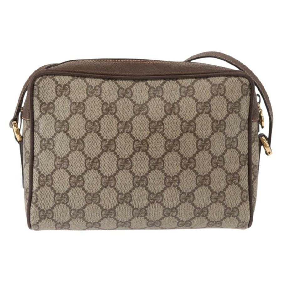【日本直送】GUCCI GG Supreme Web Sherry Line 單肩包 PVC 米色 56 02 087 正品 161551-1