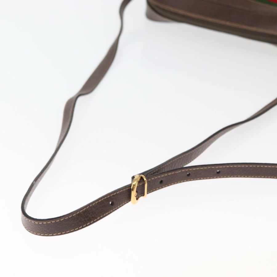 【日本直送】GUCCI GG Supreme Web Sherry Line 單肩包 PVC 米色 001 113 6472 正品號 161523-6