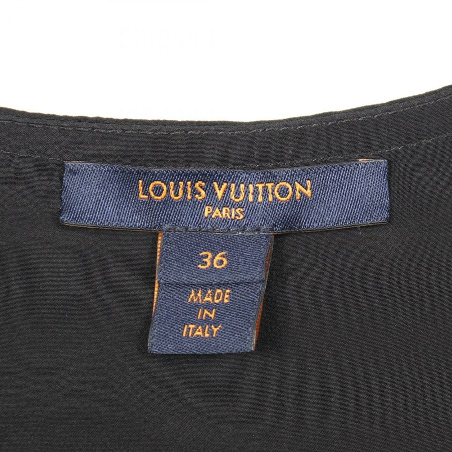 路易威登 (LOUIS VUITTON) Since 1854 Monogram 無袖連身裙 #36 RW211B ZPD FKDR48 真絲 LV-2