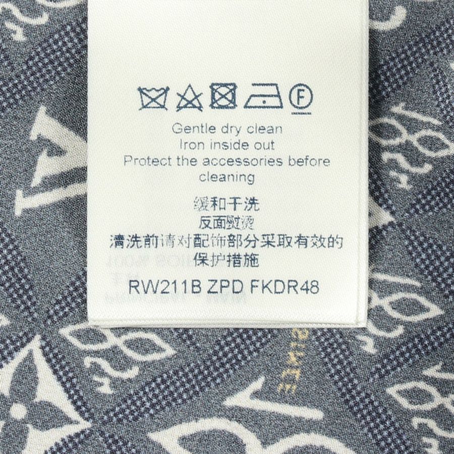 路易威登 (LOUIS VUITTON) Since 1854 Monogram 無袖連身裙 #36 RW211B ZPD FKDR48 真絲 LV-5