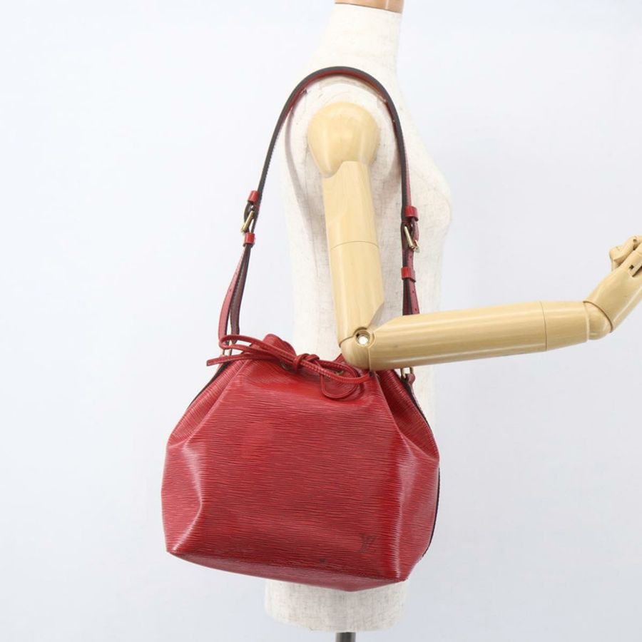 【日本直送】路易威登 Epi Petit Noe 紅色單肩背包 M44107 LV 正品 161161-19
